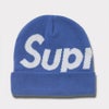 Supreme シュプリーム 2024AW Big Logo Beanie ビッグロゴビーニー ブルー 青