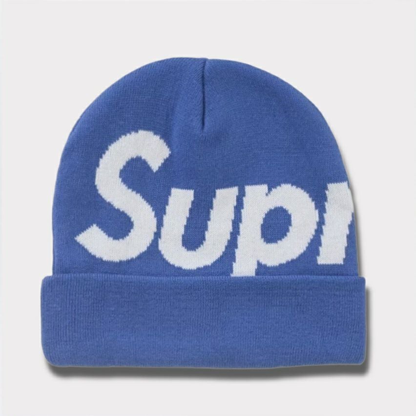 Supreme シュプリーム 2024AW Big Logo Beanie ビッグロゴビーニー ブルー 青