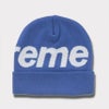 Supreme シュプリーム 2024AW Big Logo Beanie ビッグロゴビーニー ブルー 青1