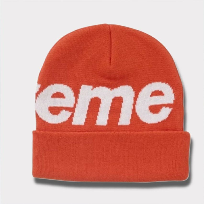 Supreme シュプリーム 2024AW Big Logo Beanie ビッグロゴビーニー オレンジ1