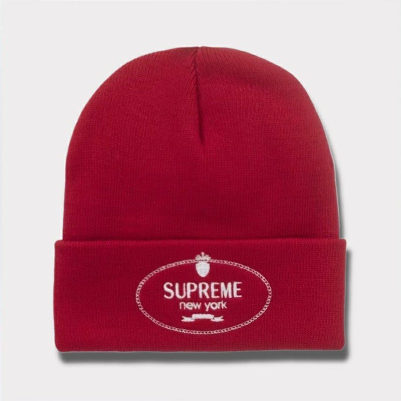 Supreme シュプリーム 2024AW Crest Beanie クレストビーニー レッド　赤