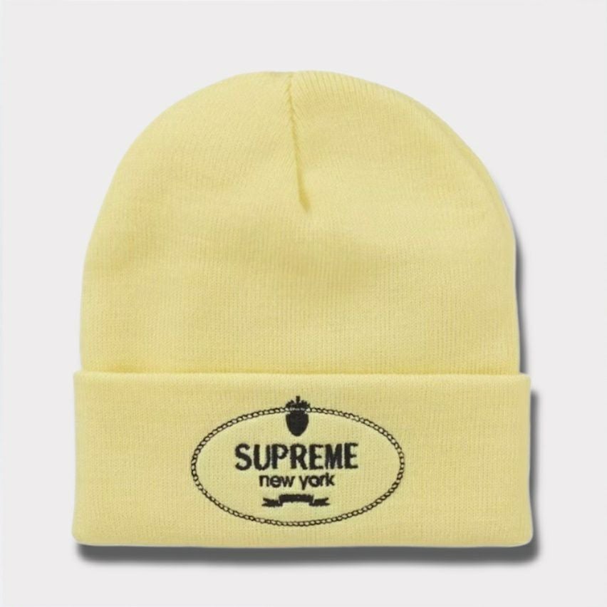 Supreme シュプリーム 2024AW Crest Beanie クレストビーニー イエロー