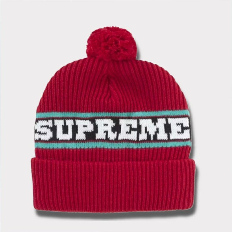 Supreme シュプリーム 2024AW Big Stripe Beanie ビッグストライプビーニー レッド 赤