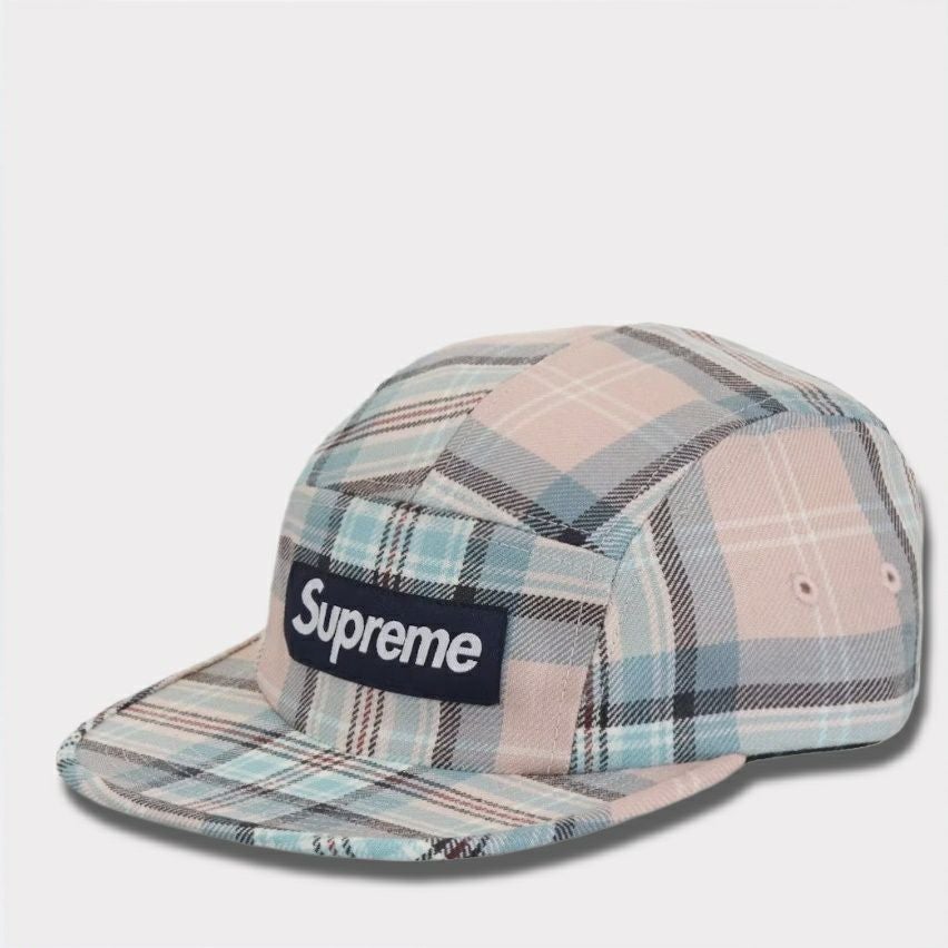 Supreme シュプリーム 2024AW Lochcarron Camp Cap ロキャロンキャンプキャップ ピンクプレイド