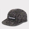 Supreme シュプリーム 2024AW Denim Boucle Camp Cap デニムブークレキャップ ブラック 黒