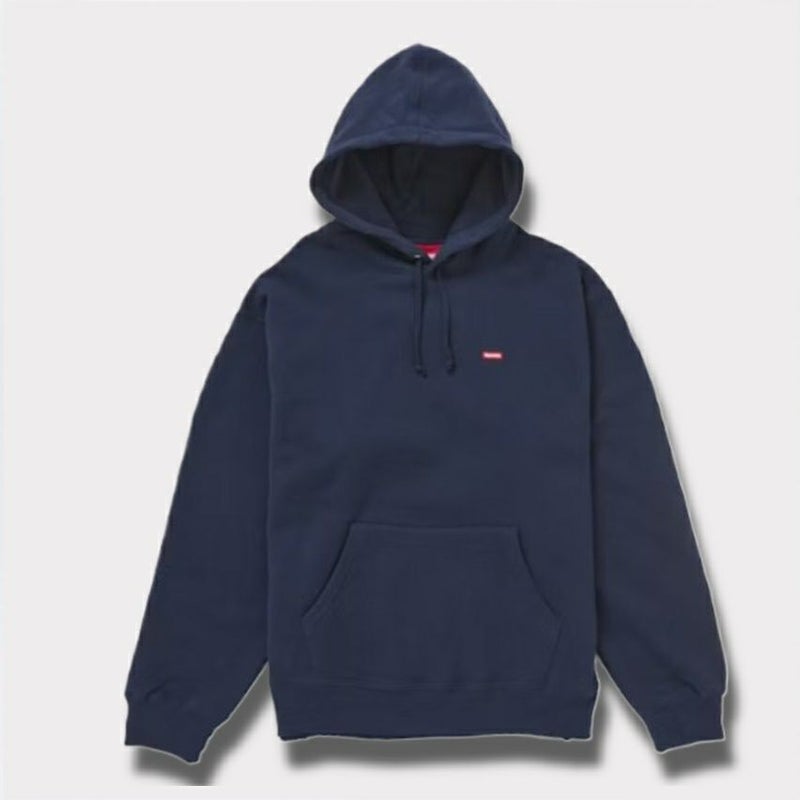 Supreme シュプリーム 2024AW Small Box Hooded Sweatshirt スモールボックスフードパーカー ネイビー 紺