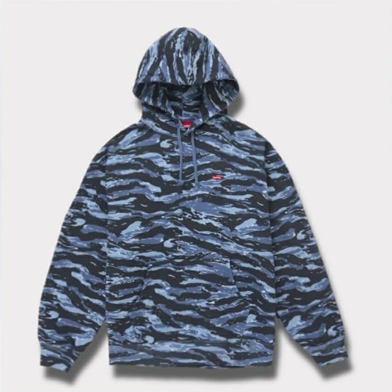 Supreme シュプリーム 2024AW Small Box Hooded Sweatshirt スモールボックスフードパーカー ブルータイガーカモ