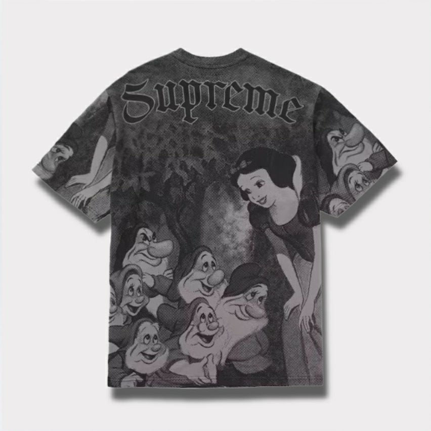 Supreme シュプリーム 2024AW Snow White S/S Top スノーホワイトショートスリーブTシャツ ブラック 黒1