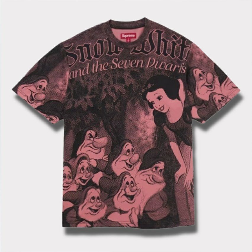 Supreme シュプリーム 2024AW Snow White S/S Top スノーホワイトショートスリーブTシャツ ピンク