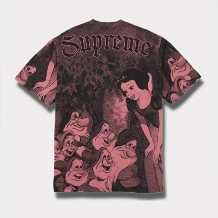 Supreme シュプリーム 2024AW Snow White S/S Top スノーホワイトショートスリーブTシャツ ピンク1