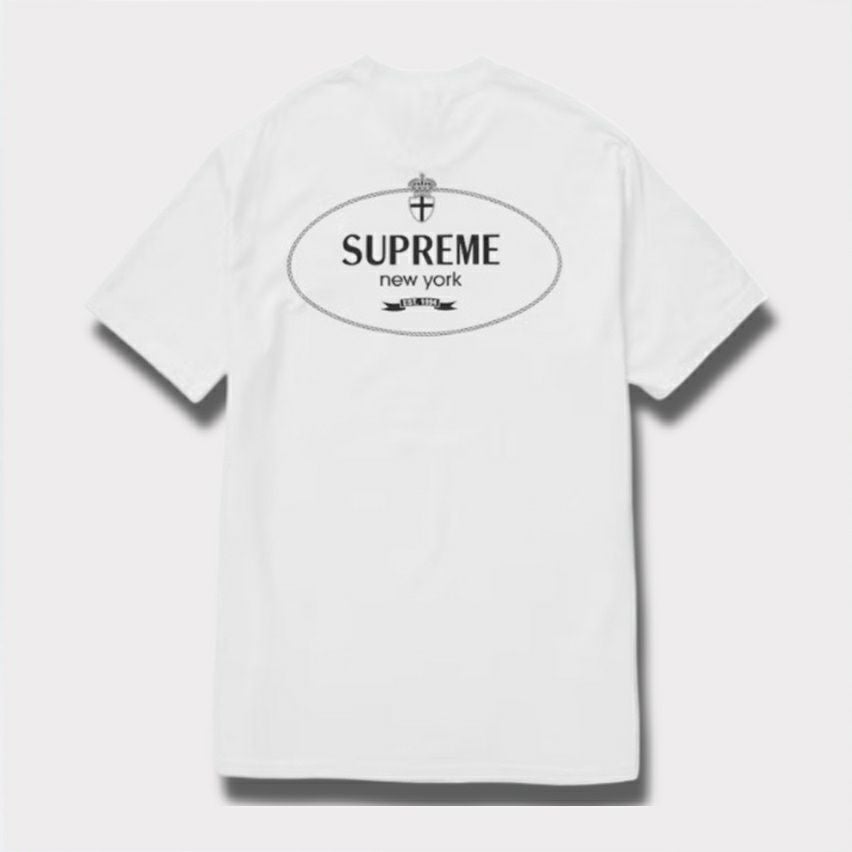 Supreme シュプリーム 2024AW Crest Tee　クレストTシャツ ホワイト 白