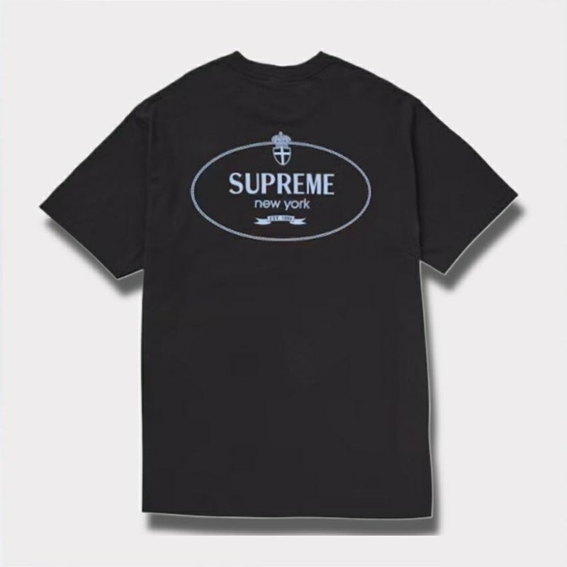 Supreme シュプリーム 2024AW Crest Tee　クレストTシャツ ブラック 黒