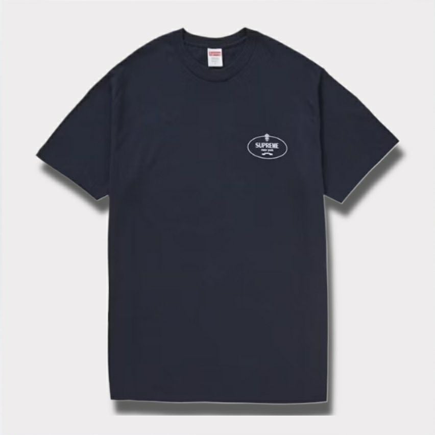 Supreme シュプリーム 2024AW Crest Tee　クレストTシャツ ネイビー 紺1