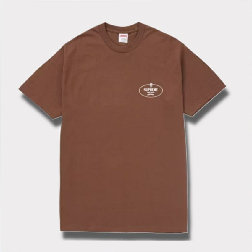 Supreme シュプリーム 2024AW Crest Tee　クレストTシャツ ブラウン 茶1