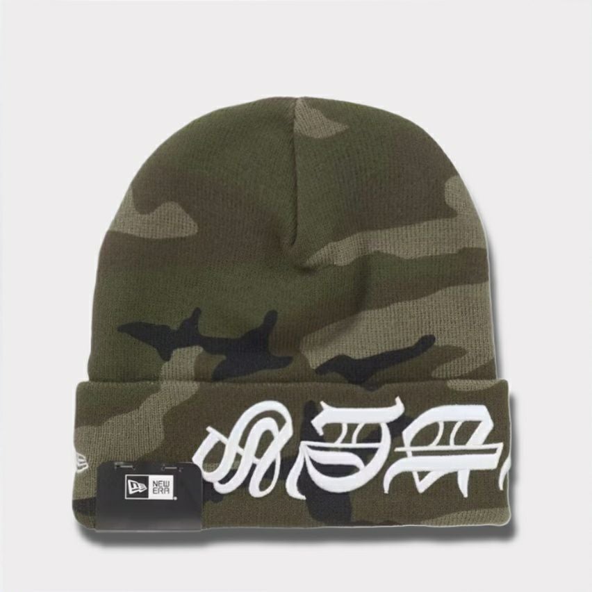 Supreme シュプリーム 2025SS Blackletter New Era Beanie ブラック