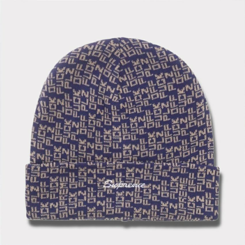 Supreme シュプリーム 2025SS Fuck Off Beanie ファックオフビーニー ネイビー 紺