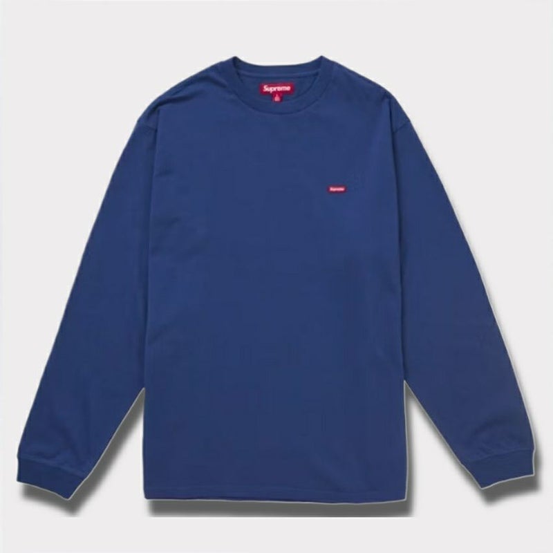 Supreme シュプリーム 2025SS Small Box L/S Tee スモールボックスロングスリーブTシャツ ネイビー 紺