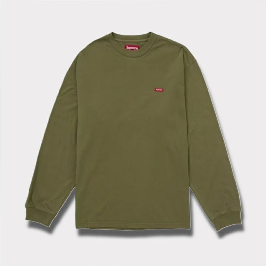 Supreme シュプリーム 2025SS Small Box L/S Tee スモールボックスロングスリーブTシャツ ウォッシュオリーブ