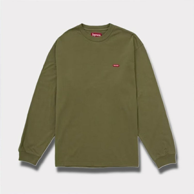 Supreme シュプリーム 2025SS Small Box L/S Tee スモールボックスロングスリーブTシャツ ウォッシュオリーブ