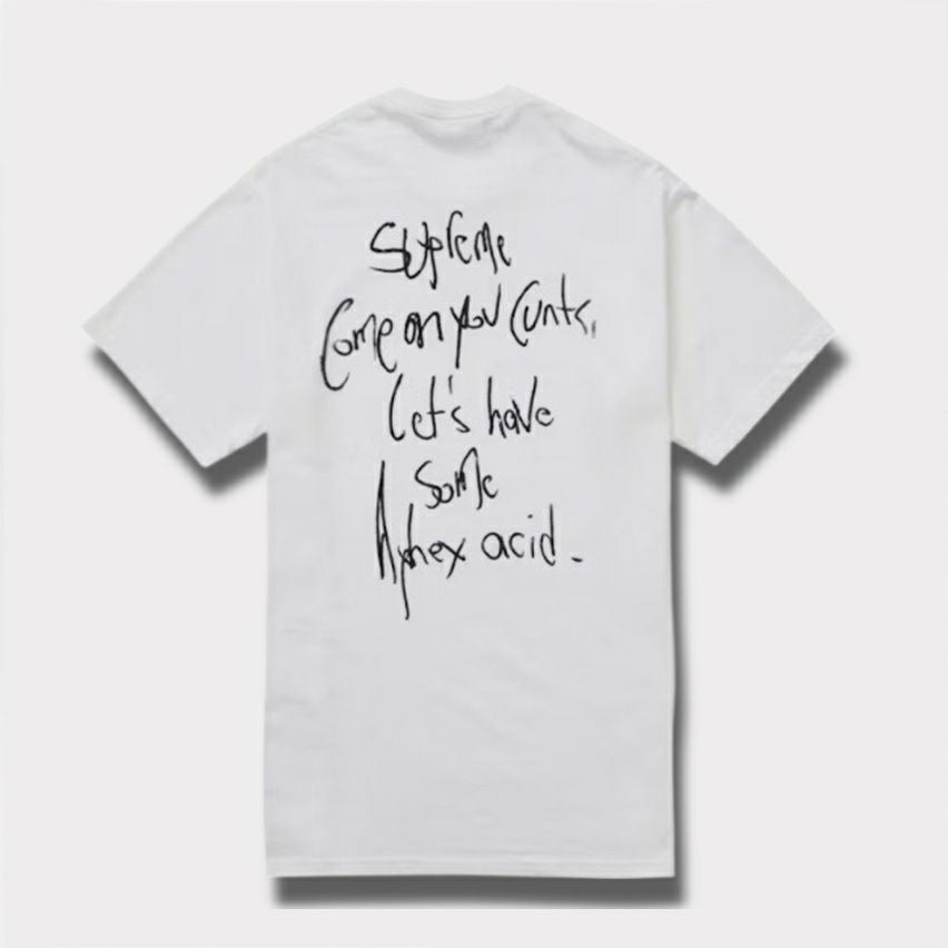 Supreme シュプリーム 2025SS Aphex Twin Windowlicker Tee エイフェックスツインウィンドウリッカーTシャツ ホワイト 白1