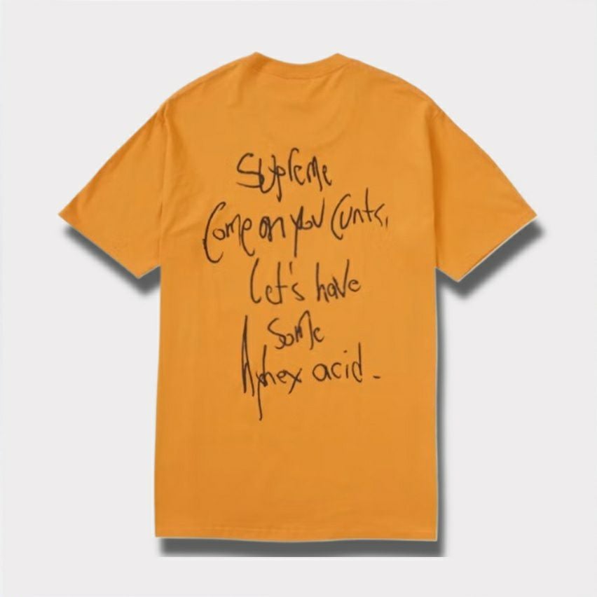 Supreme シュプリーム 2025SS Aphex Twin Windowlicker Tee エイフェックスツインウィンドウリッカーTシャツ オレンジ1