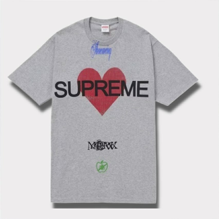 Supreme シュプリーム 2025SS Announcing Tee アナウンシングTシャツ ヘザーグレー　灰
