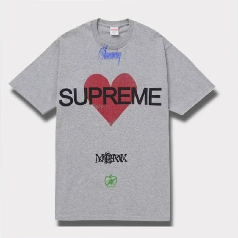 Supreme シュプリーム 2025SS Announcing Tee アナウンシングTシャツ ヘザーグレー　灰