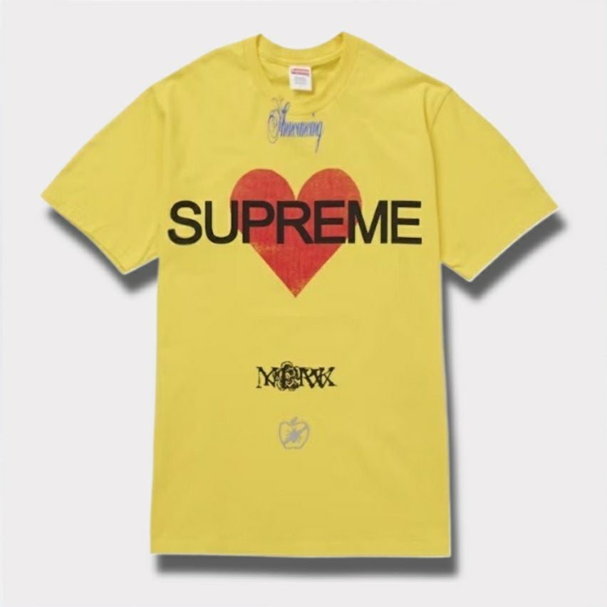 Supreme シュプリーム 2025SS Announcing Tee アナウンシングTシャツ イエロー