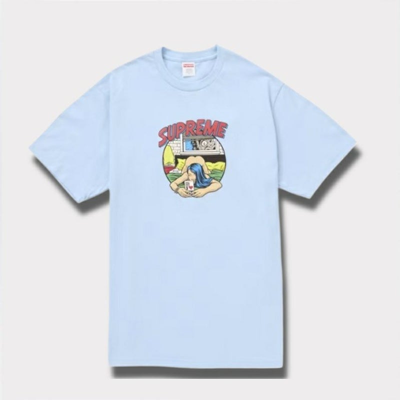 Supreme シュプリーム 2025SS Bedroom Tee ベッドルームTシャツ パウダーブルー