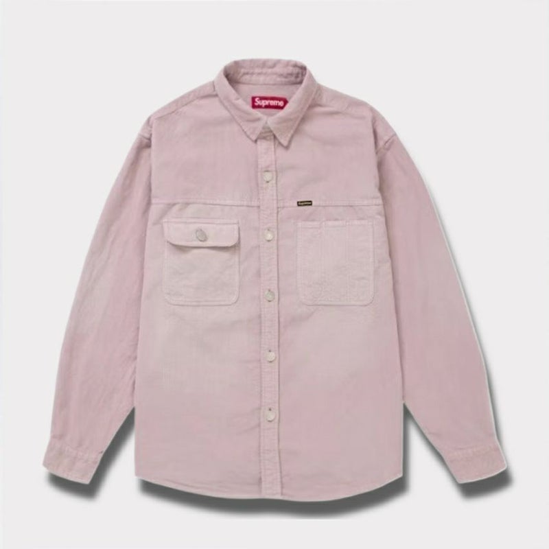 Supreme シュプリーム 2025SS Washed Corduroy Shirt ウォッシュコーデュロイシャツ ダスティピンク