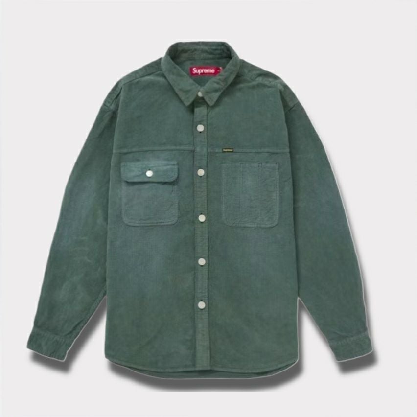 Supreme シュプリーム 2025SS Washed Corduroy Shirt ウォッシュコーデュロイシャツ サージ