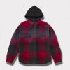 Supreme シュプリーム 2025SS Quilted Lined Hooded Flannel Shirt キルトラインフードフランネルシャツ レッドプレイド