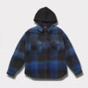 Supreme シュプリーム 2025SS Quilted Lined Hooded Flannel Shirt キルトラインフードフランネルシャツ ブループレイド