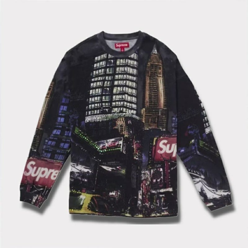Supreme シュプリーム 2025SS Skyline Sequin L/S Top スカイラインシークインロングスリーブTシャツ ナイト