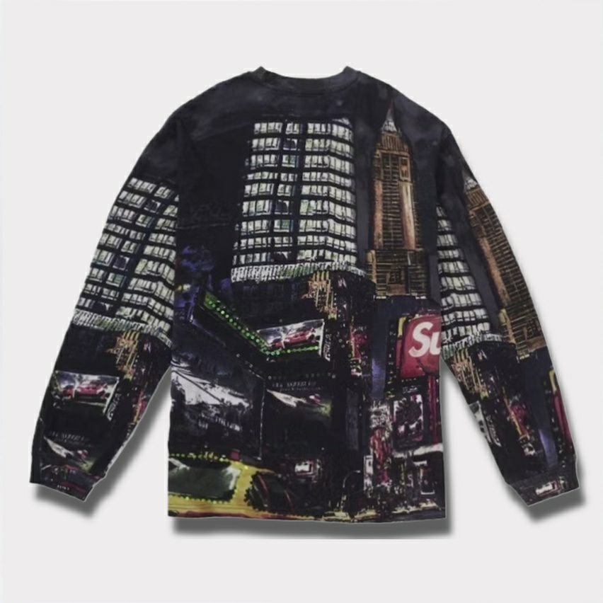Supreme シュプリーム 2025SS Skyline Sequin L/S Top スカイラインシークインロングスリーブTシャツ ナイト2