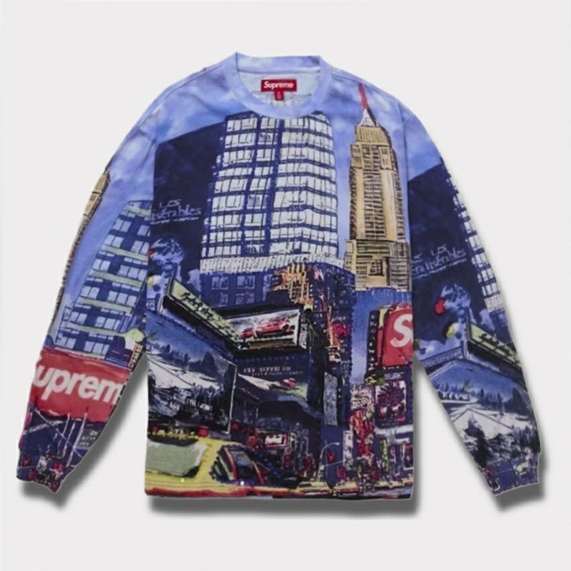 Supreme シュプリーム 2025SS Skyline Sequin L/S Top スカイラインシークインロングスリーブTシャツ デイ