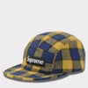 Supreme シュプリーム 2025SS Harris Tweed Camp Cap ハリスツイードキャンプキャップ イエロープレイド