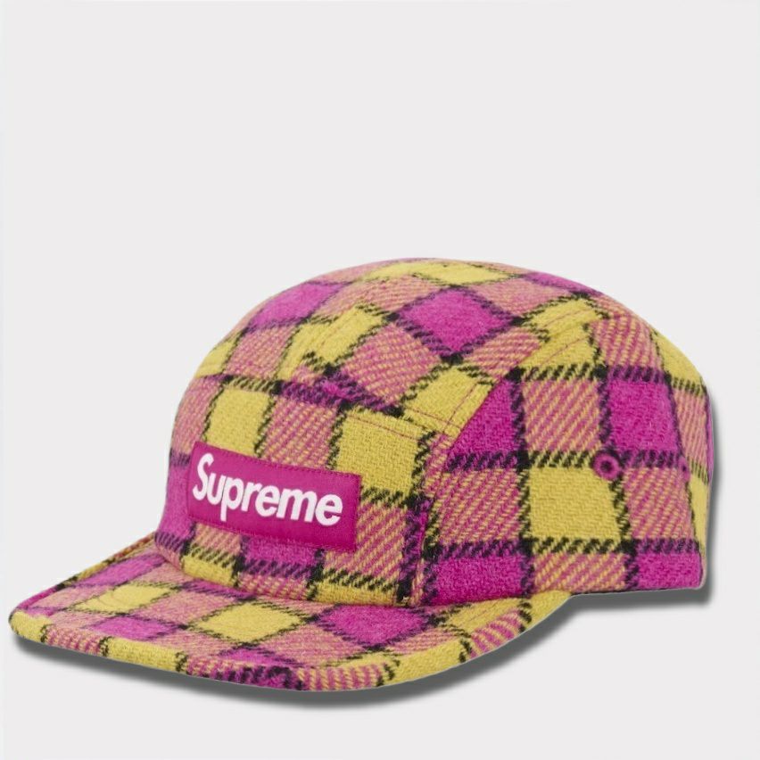 Supreme シュプリーム 2025SS Harris Tweed Camp Cap ハリスツイード