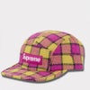 Supreme シュプリーム 2025SS Harris Tweed Camp Cap ハリスツイードキャンプキャップ ピンクプレイド