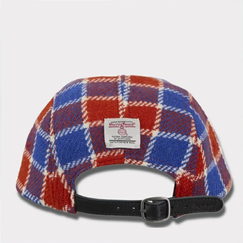 Supreme シュプリーム 2025SS Harris Tweed Camp Cap ハリスツイードキャンプキャップ レッドプレイド1