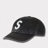Supreme シュプリーム 2025SS Pigment Coated S Logo 6Panel ピグメントコートSロゴ6パネルキャップ ブラック
