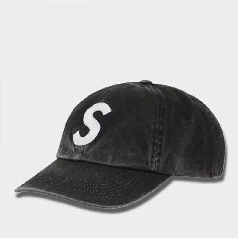 Supreme シュプリーム 2025SS Pigment Coated S Logo 6Panel ピグメントコートSロゴ6パネルキャップ ブラック