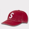 Supreme シュプリーム 2025SS Pigment Coated S Logo 6Panel ピグメントコートSロゴ6パネルキャップ レッド 赤