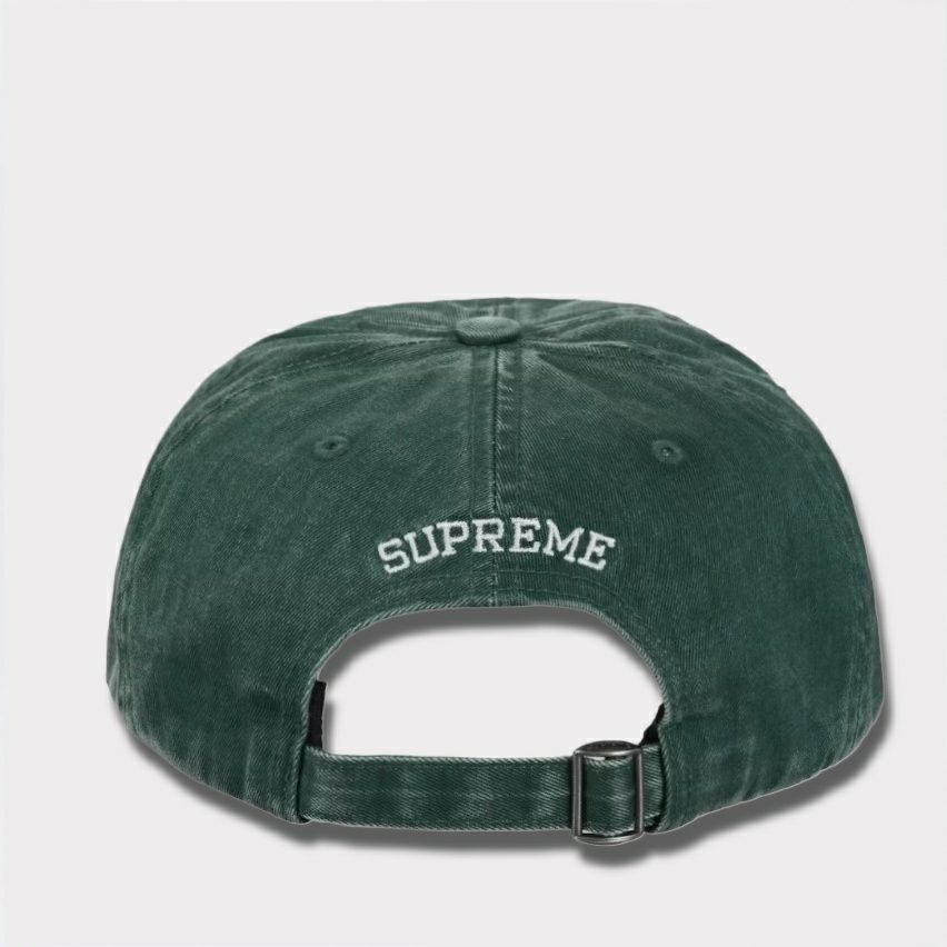 Supreme シュプリーム 2025SS Pigment Coated S Logo 6Panel ピグメントコートSロゴ6パネルキャップ ダークグリーン1