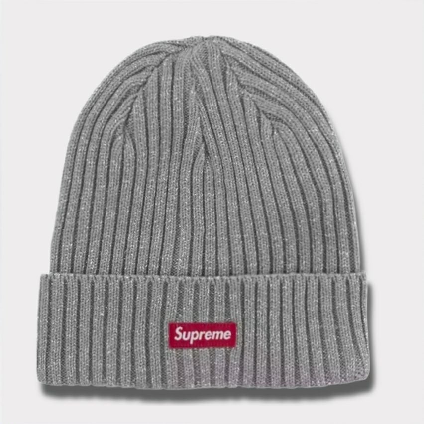 新品タグ付き　Overdyed Beanie \"llic シルバー Supreme Overdyed Beanie 