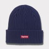 Supreme シュプリーム 2025SS Overdyed Beanie オーバーダイドビーニー ニット帽 ネイビー 紺