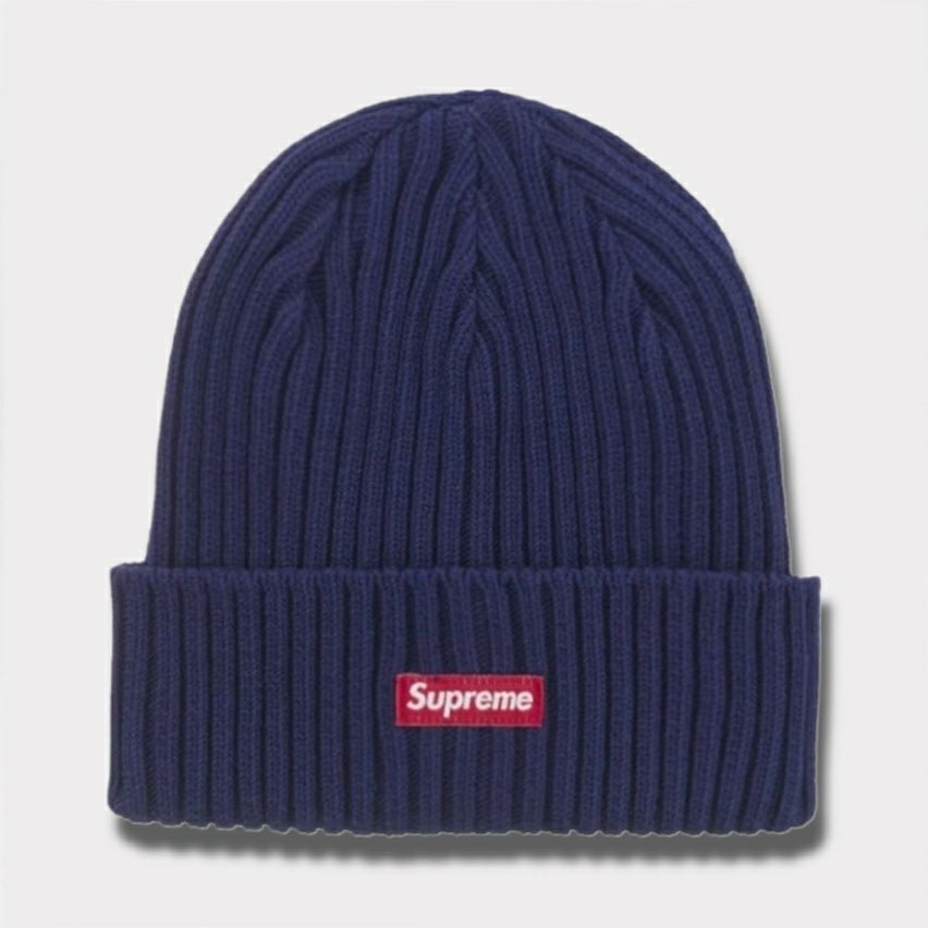 Supreme シュプリーム 2025SS Overdyed Beanie オーバーダイドビーニー ニット帽 ネイビー 紺