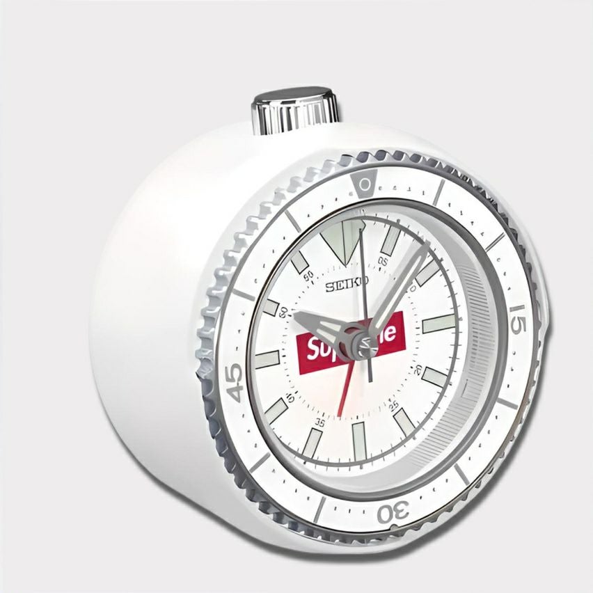 Supreme Seiko Mai Alarm Clock /white 正規品 Supreme-Seiko-Alarm-Clock-