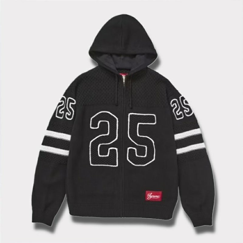 Supreme シュプリーム 2025SS Sport Zip Up Hooded Sweater スポーツジップアップフードセーター ブラック 黒