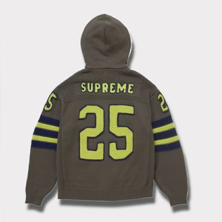 Supreme シュプリーム 2025SS Sport Zip Up Hooded Sweater スポーツジップアップフードセーター グレー2